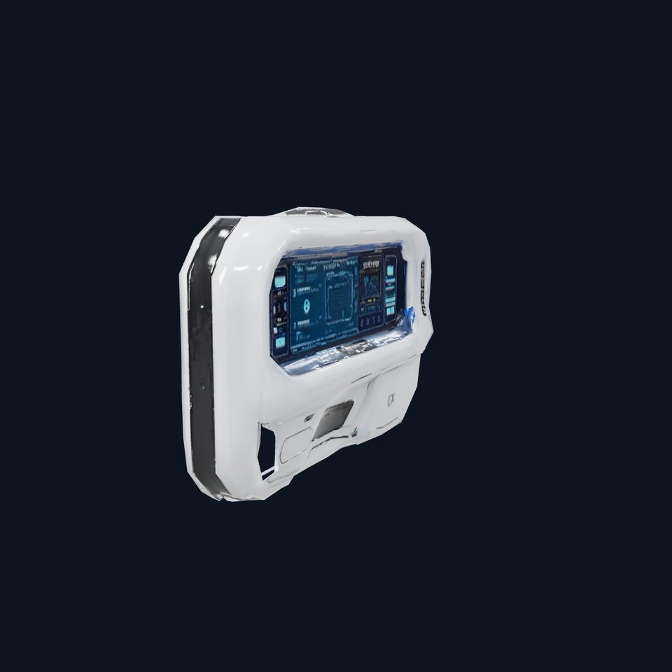 Futuristic Control Panel Model Pack